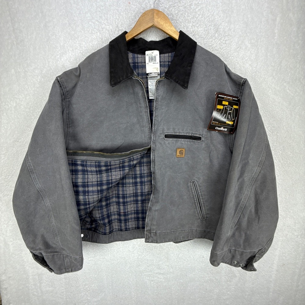 Carhartt Detroit Jacket Blanket Lined Mens 4XL J97 MTL Metal Gray NWT NOS